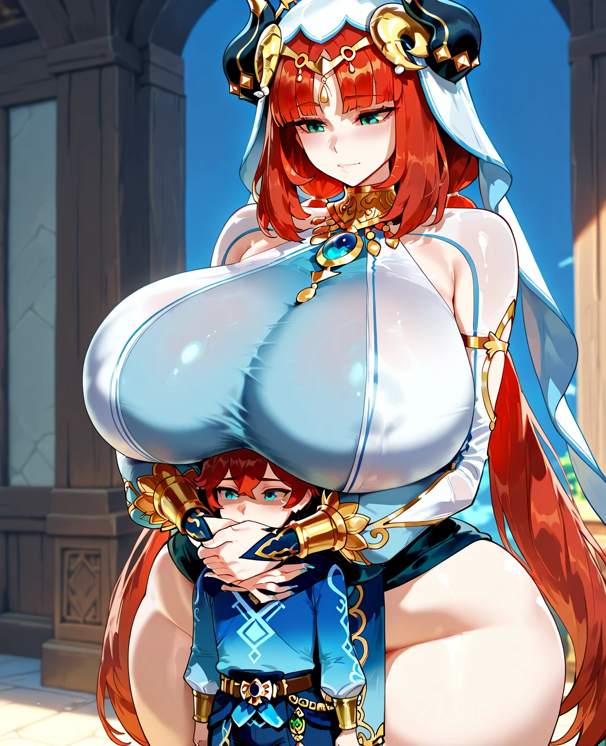 Highly detailed CG unit 8k wallpaper, masterpiece, High resolution, highest quality, highest quality real texture skin, Super Real, Digital Painting, Best image quality, 最High resolution, 8k, ((Highly detailed eyes and face)), 1girl, Beautiful eyes every detail, Full Body Shot, (((Saggy breasts, Gravity-dependent breasts, long chest, Heavy chest, ))), ((disproportionate breasts, huge breasts, sagging breasts, Cleavage, gigantic breasts, erect nipple)), lewd, Prostitute, (China dress, slit, Thighs, sideboobs,)