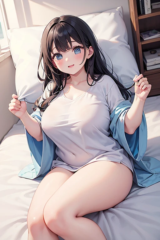 ((realistic illumination,top Quority,8K,tmasterpiece:1.3)),Clear focus:1.2,1个Giant Breast Girl,Perfect beauty:1.4,Slim abs:1.1,((long and dark brown hair,The large:1.2)),(Torn dress:1.3,Black Full Leg Stockings:1.2,Mesh white panties),(exteriors,during night:1.1),delicated face,二重まぶた,Put your hands on your head,(whole body lying in bed: 1.2),facing at the camera,Raise your legs high,legs are open,high high quality,tmasterpiece,超高分辨率,(realisticlying:1.4),RAW photogr,1girll,darkly,deep shading,cold light,spread their legs,Place your arms behind your head,Lift the blue dress,Wet white top,Top of each,Pink bra,camel-toe,cleanness,Full of coquettishness --auto