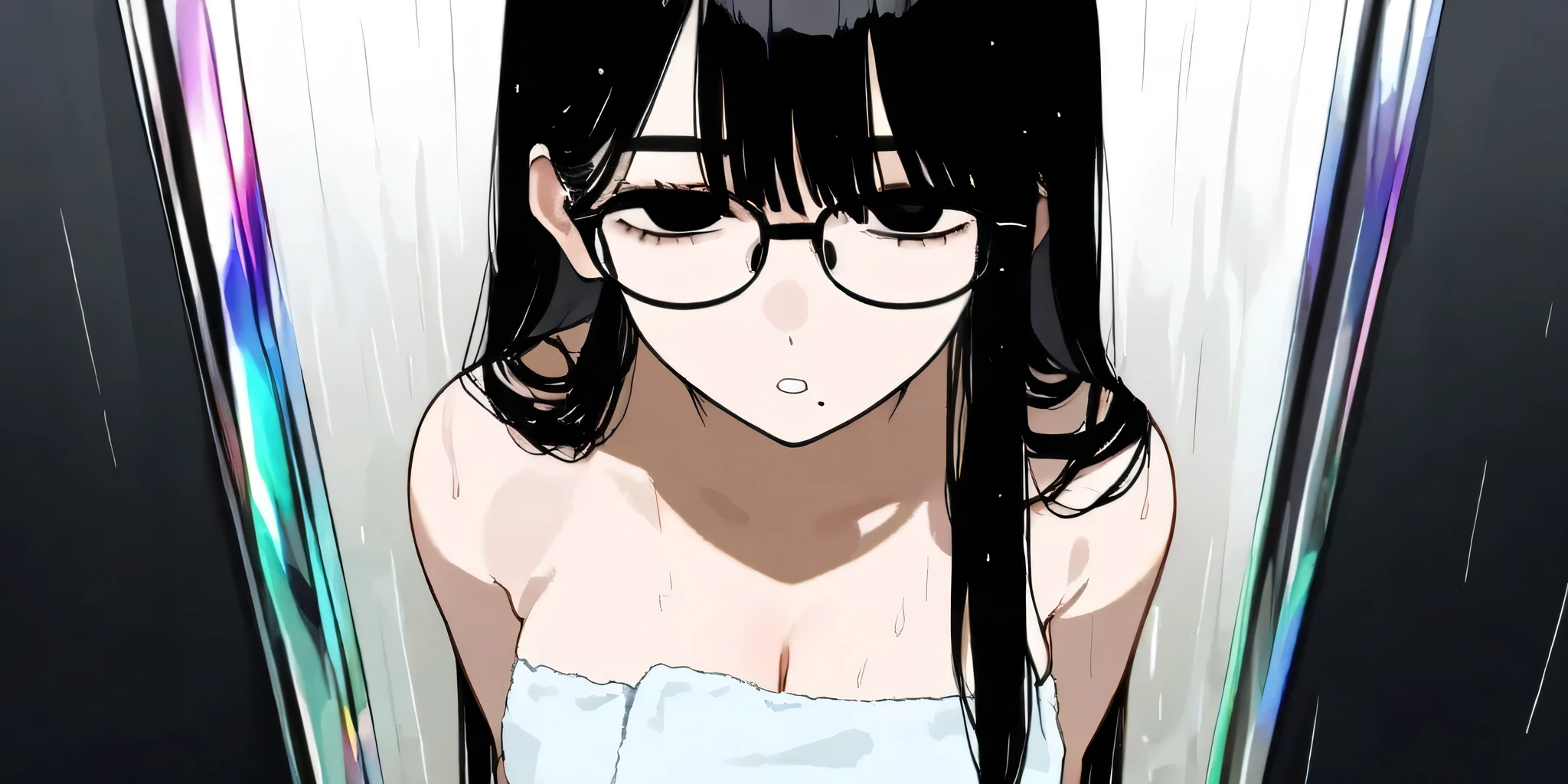 masterpiece,Best Quality,(ultra-detailliert:1.2), Beautiful eyes,Beautiful hair,Beautiful face,Beautiful skin, japanese female teacher, 29 years old, (((black hair))), black eyes, kind eyes, (((small eyes))), ((huge breast)), elegant lady, adult woman, (((((milf))))), widow, (((glasses))), (single hair bun), black stocking, black pumps, (((slave collar))), (((squat classroom))), ((blush)), trouble face, (embarrassed), (((boy standing behind))), (((boy grabbing hip))), (((naked))), (((sweat))), (steam), (((close eyes))), (tearful), (((painful))), (((((hands on sotmach))))), (((((lean forward))))), (((abdominal pain))), (((rubbing stomach))), (gritting teeth), (from behind), (((leak poop))), (hard lump of poop like sausage), (dark brown excrement), (from below)