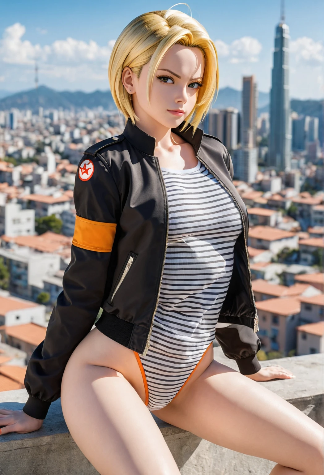 最high quality, masterpiece, 32k、Very detailed、Realistic、1 Girl, Japanese women、uniformのコスチューム、Futuristic sexy costume, Military uniforms hats、uniform、Class seal、uniformの帽子を被ります(uniformの帽子), Cute face, (photo Actual:1.3),Bob Hair(Yellow hair color、Yellow Hair)、Edge lighting, (Skin with attention to detail:1.2), 8K超High resolution, Single-lens reflex camera, high quality, High resolution, 4K, 8K, Optimal ratio of four fingers to one thumb, (Actual:1.3), cute 1 Girl, Realistic、Super Realistic、32k、Very detailed、masterpiece, 最high quality, beautiful girl, beauty、Gorgeous girl, Big Breasts, Big Ass, Tight waist, Spread your legs, Plenty of facial detail, City of the Future, hologram, Neon lighting, Very detailedな, High resolution, masterpiece, high quality, High resolution, uniform