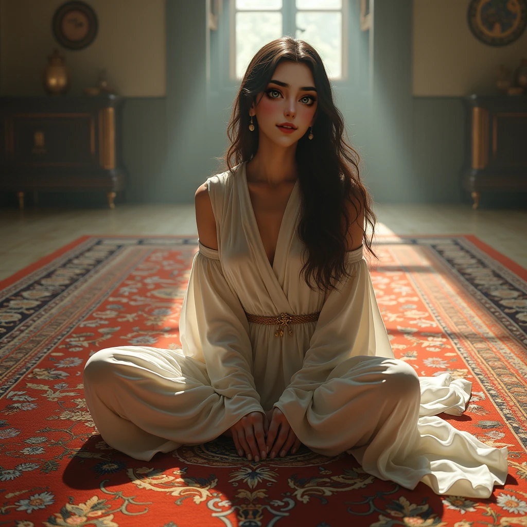 mysterious, fantasy, masterpiece, 1 girl, lying
