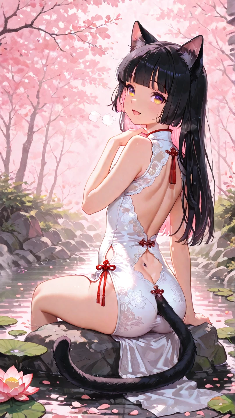 (Smile:0.8),butterfly,Bamboo forest,1girl, transformation, 1girl, transform_broken, shining, (black hair,panorame,moonlight,night,full moon, arms behind back),transform_broken,pink hair,kimono,1girl,transformation,1girl,transform_broken,shining,transform_broken,very long hair,
