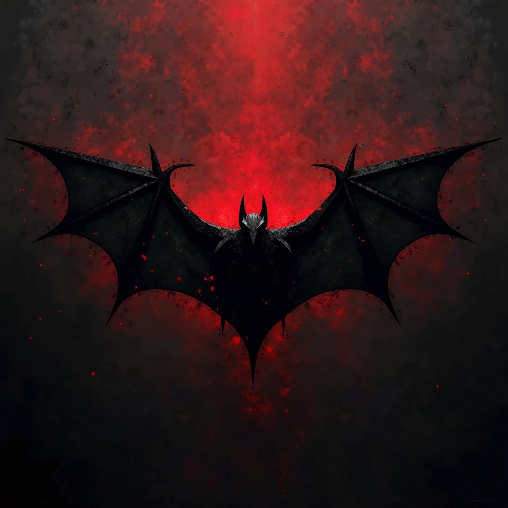 Bloody bat logo to use on profile