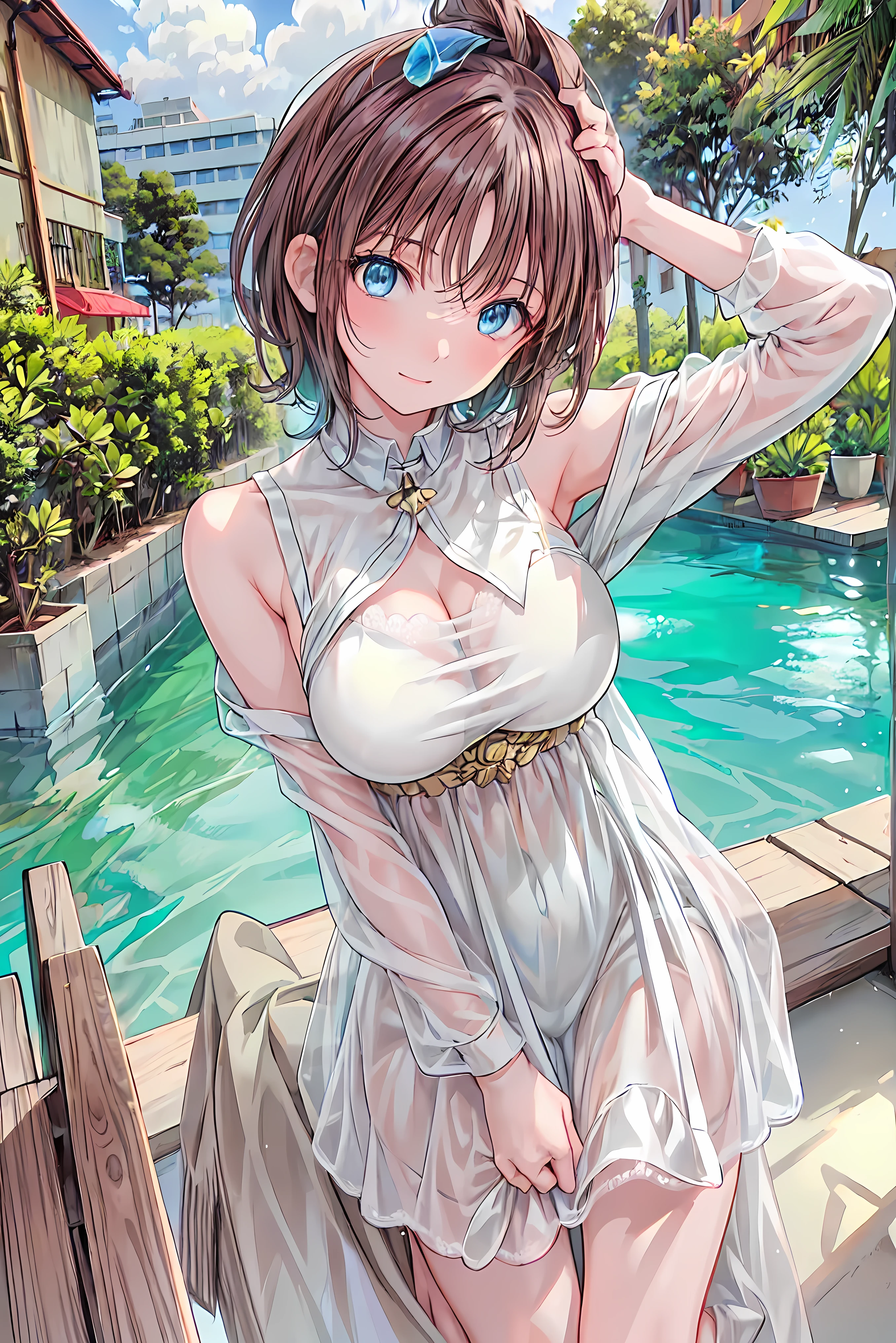 the same,
Depicts only one woman,
Brown Hair,Wet hair texture,髪からDripping水滴,
(Short Hair.05),Ashime,straight,
((Black Rose))Hair Accessories,Purple Necklace,
Natural skin texture,Big ,Narrow waist,Bring both arms together,
((((Black one piece dress)))),
Black scarf,
(((White transparent jacket))),
Golden crown,
Neuschwanstein Castle,Garden of Roses,stand up,
5:30AM,garden,Rose flower bed,
Slightly larger breasts,expression(anger),Hall々and attitude,White teeth,Closed Mouth,Narrow your eyes halfway,
blush,back,Sexy pose,Broken posture,From the eyes(Tears)Dripping,
Natural depiction,
Beautiful depiction,
Shiny eyes,
Healthy Body,
Natural hairstyle,
Natural body contours,
Natural facial contours,
(Five fingers)Absolute depiction,Symmetrical fingers,
Two arms,
Two legs,
Sharp eyelid depiction,
Symmetrical eyes,Symmetrical eyes,
Keep the subject in the center,Expand the upper body,
Beautiful image quality,
Delicate shades,
4K,Very detailed,
Delicate light adjustment,
Delicate contour drawing,
Does not depict nipples,