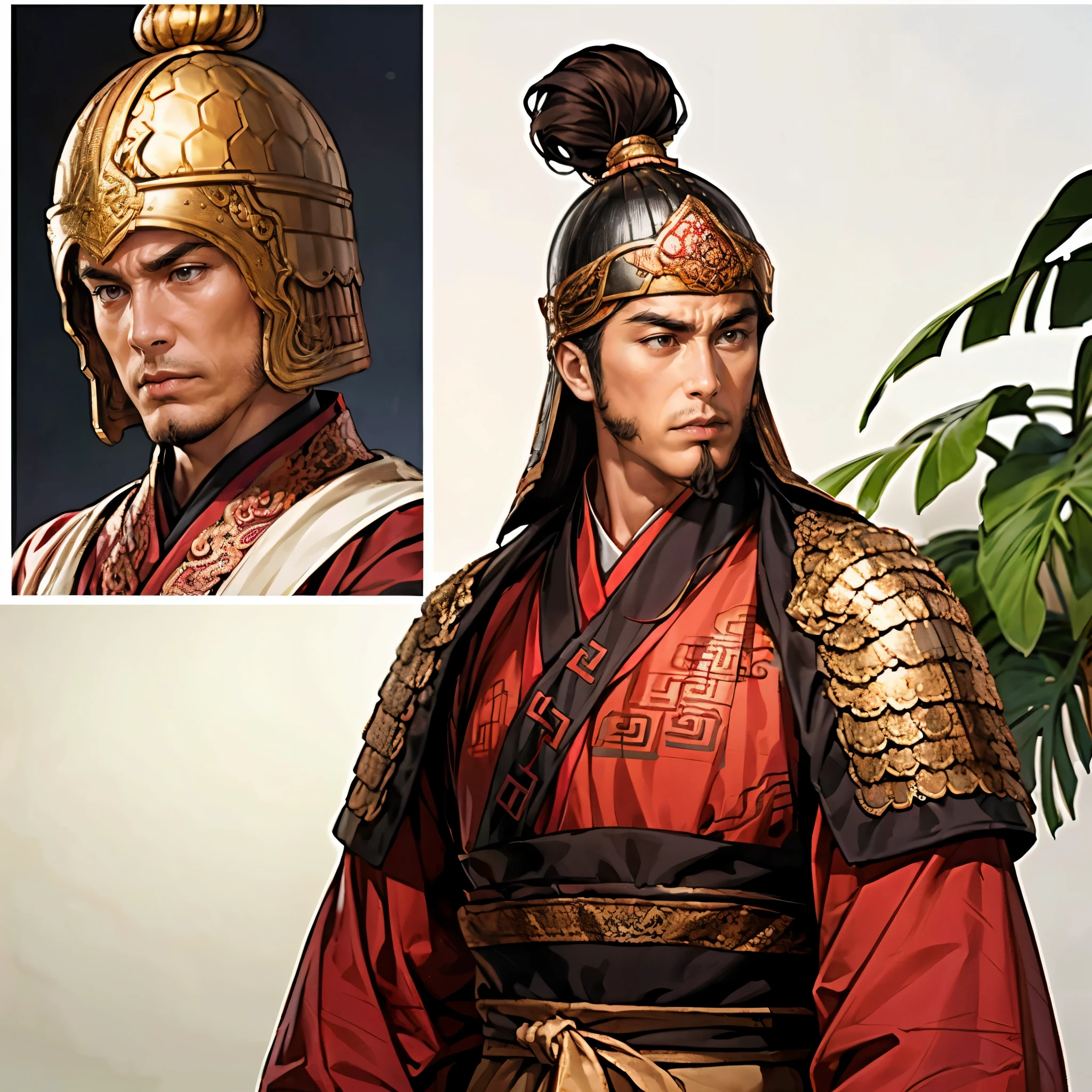 ((An exquisitely drawn ancient Chinese chain curtain))