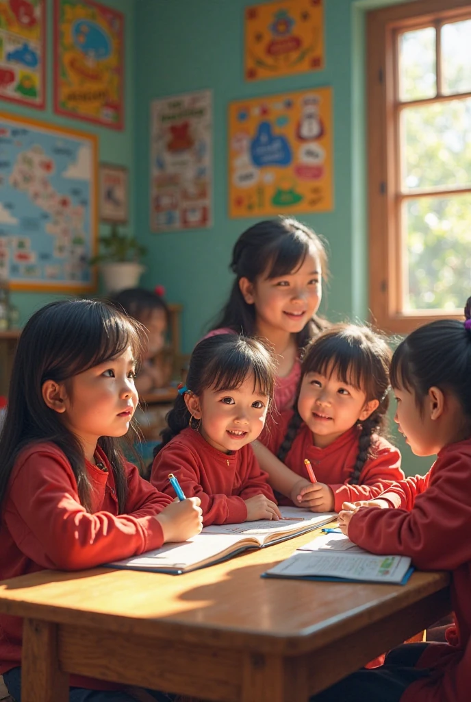 Myanmar Basic Education Teachers and Students picture for youtube banner