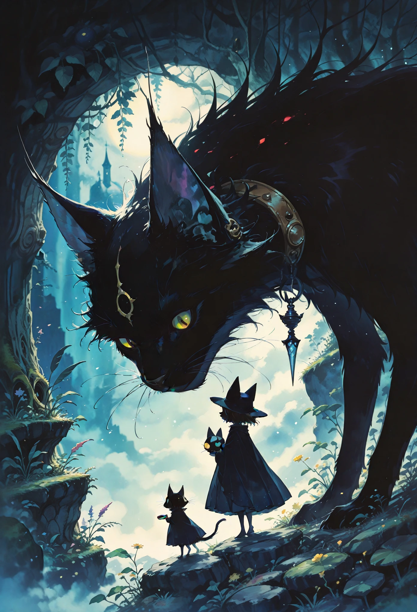 Studio Ghibli Dark Fairytale, Cat ear hat、 Traveller