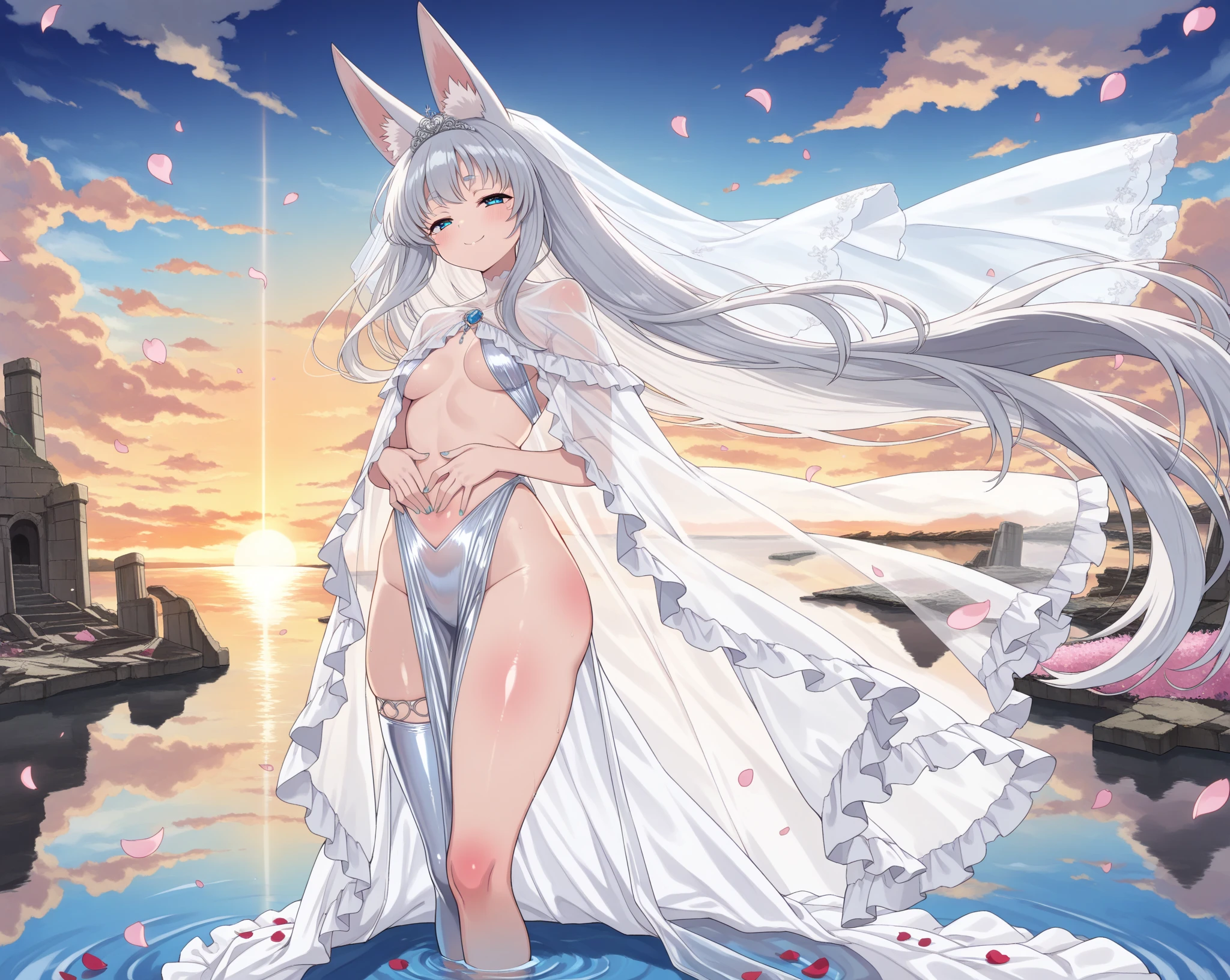 Ultimate Masterpiece, (Fidelity: 1.2), (Sexy), (Asian)), Infinite Scenery, (White: 1.2+ Fair: 1.1), Medium Breasted, Two Spots Slightly Revealed, (Translucent: 1.1), Looming, (Open Tong: 1.5), Pubic Hair, Open Crotch, Open Legs, (Smooth: 1.1),