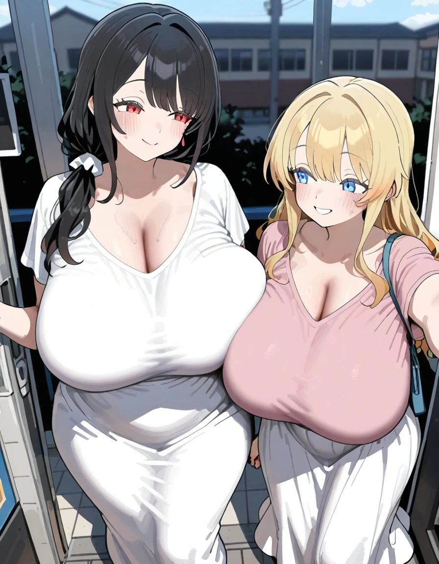 crowded train、Multiple women、Cute women、Many female passengers、Thick thighs、Best image quality、High resolution、masterpiece、super high quality、Grey bra、Grey panties、Big Ass、Large Breasts 、Blushing、4K quality、Reached orgasm、Wearing black knee socks、Heavy breathing、From directly below、Skirtlift、Low - Angle