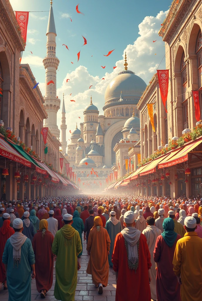 every muslim in the world celebrate eid aildilfitri