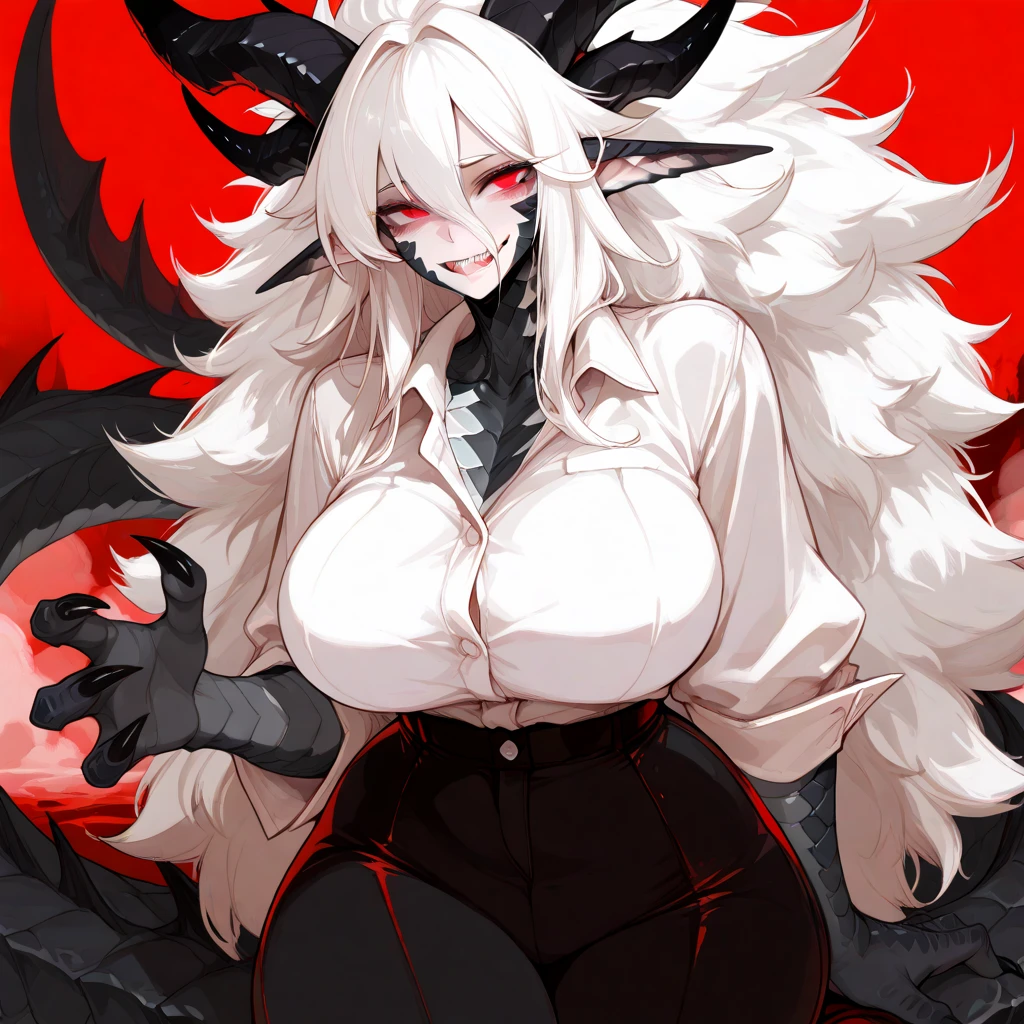 Thick thighs), thigh highs, short skirt, miniskirt, tight skirt, pale skin, absolute territory, corset, slim waist, albino skin