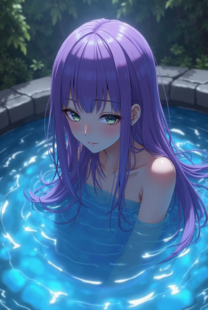 Shinobu Kocho Demon slayer Bathing anime style