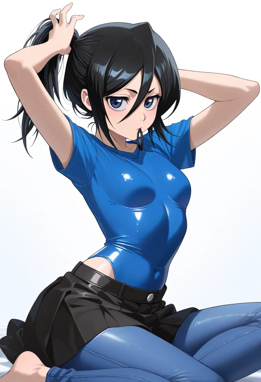 1girl, masterpice, high quality, best quality, good body, 5fingers, good hands and fingers, official art, (8k), (solo), dynamic angle, scenary: room, (sculpted body) , big breasts, looking at viewer, <lora:nana_osaki-06:0.8>, nana, (HD), (punk style), ((punk clothes)), black hair, sexy, ((pov)), ((selfie)), (black clothes)