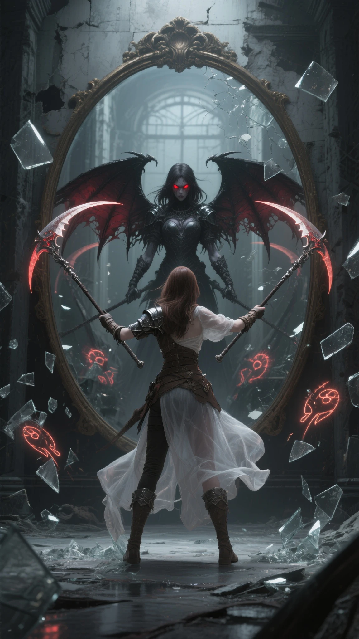 Cinematic image effects，Invasive alien creatures，（Strange bullhead：1.4），Huge pliers，Spooky tentacles，blood vess，，Murderous，（Full body like：1.4），combats，The city was destroyed，Dispersed crowds for their lives，blasts，fire glow，废墟，of a real，Facial features are carefully depicted，Realistic skin texture，Dark style，depth of fields，high light，Real light，Ray traching，oc rendered，Hyper-realistic，best qualtiy，8K，Works of masters，super-fine，Detailed pubic hair，Correct anatomy，sharp focus on eyes，Bokeh，Facial features are carefully depicted