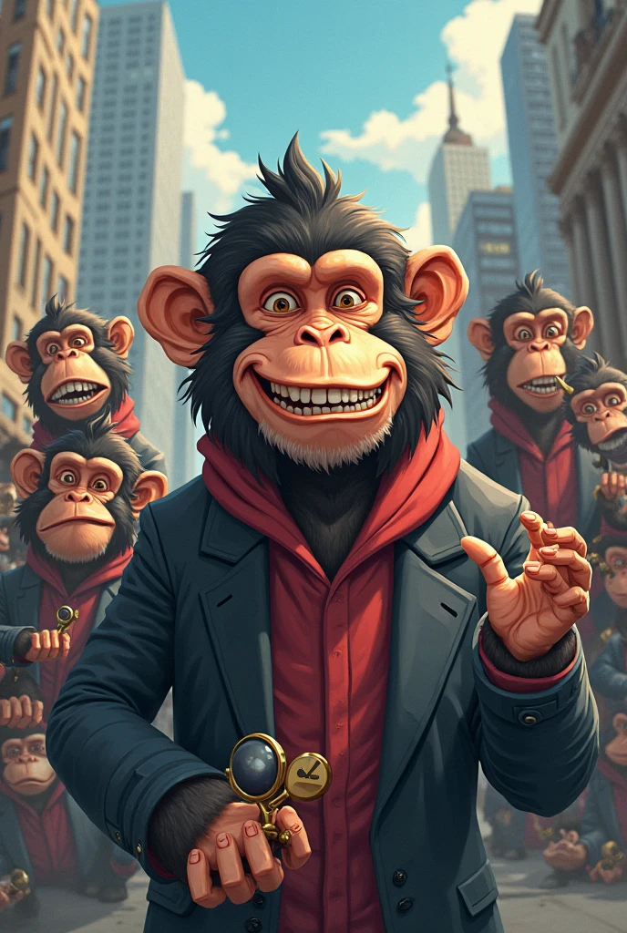 a cartoon monkey wearing a crown and smoking a cigarette, rat with crown, rat king, royal attire akira, by derek zabrocki, inspired by Alex Petruk APe, bored ape nft, rasputin as grubhub character, god save the queen!!!, monkey, by Alex Petruk APe, by Jeka Kemp, extremely high quality artwork, very good image positive_v1.3, ng_deep positive_v1_75t, (beautifull face:0.8),cross-eyed,sketches, (beast quality:2), (high quality:2), (good quality:2), ((monochrome)), ((gray scale)), skin spots, acnes, good anatomy, Deep Positive, facing away, tilted head, good anatomy, giood hands, 8kk quality, good feet, cropped, best quality, high quality, best quality, jpeg artifacts, fewer digits, long neck, cross-eyed, polar lowres, good body, good proportions, gross proportions, ((repeating hair)).