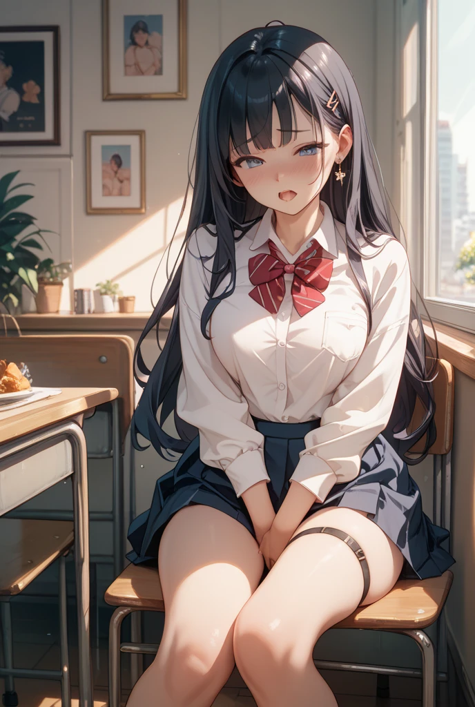 girl with、独奏、toddlers、Little child、realisitic、A lovely child、Blur the background、Cute angles