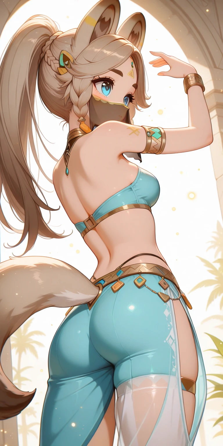 loincloth , bra , Ancient India , A strong wind is blowing , Waist forward and backward movement , waist motion blur