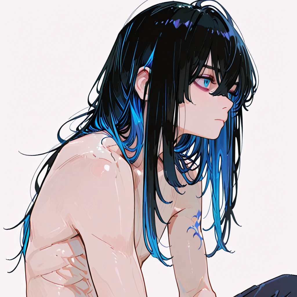 cute,Body and soul!,Anime Style,Concept Art,Completely naked,Neutral Facial Features,Straight Long Hair,Flat Chest,Male genitalia grow,No fixes,penis,scrotum,R18 images,Feminine body lines,Pussy,Tentacles inserted into vagina,Focus your eyes on your audience,Contemptuous Eyes,Cool look,Kurohime cut hair,Glasses,Flat Chest,Very thin body,tentacle rape,A tentacle penetrates a woman's panties and rapes her,A monster's long, tentacle-like tongue penetrates a woman's pants,Simple Background,Upper body naked,Nipples,tits,Almost naked,The eroticism that seems visible but is not,裸よりもNaughty,Sexy clothes,Revealing clothing,Focus on your audience,Naughty,The sides of the upper body are completely exposed,Exposed from the flank to the chest,Protruding ribs,Exposed waistline,Super low rise,Not wearing an inner layer、Exposed chest、Exposed flanks,sexy,Flat Chest,Focus on your audience,Very thin body,Anime Style,Slim figure,delicate,Glasses,Asian woman posing on the stairs, Sleeveless turtleneck_Baggy, 脇が完全に開いているSleeveless turtleneck_Relaxed back design,rib cage,Side bust,Shoulders are wide open,sexyなクロップトップを着て, Photos of slim models, Chiho,, shikamimi, Real anime, Kurohime cut hair, Chassis, 2 4-year-old female model