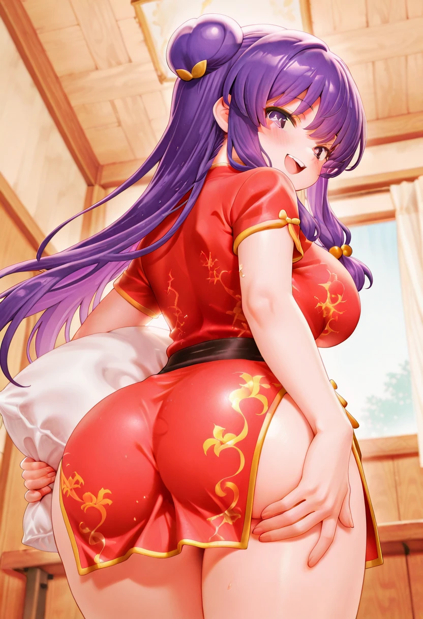best quality, medieval, solo girl, 4k, high resolution , anime girl , young girl, 24 years old, bangs, long hair, cute face, perfect shot, perfect anatomy, detailed face, detailed eyes, chinese port at night background , chinese new year, fireworks, tall girl, completely nude , 2 girls, futanari, big penis , horse penis, cockring, realistic, 4k , masterpiece, best quality , ilustration, digital art, hu tao, genshin impact, anal sex , cowgirl sex pose , full body, close up, first person view,