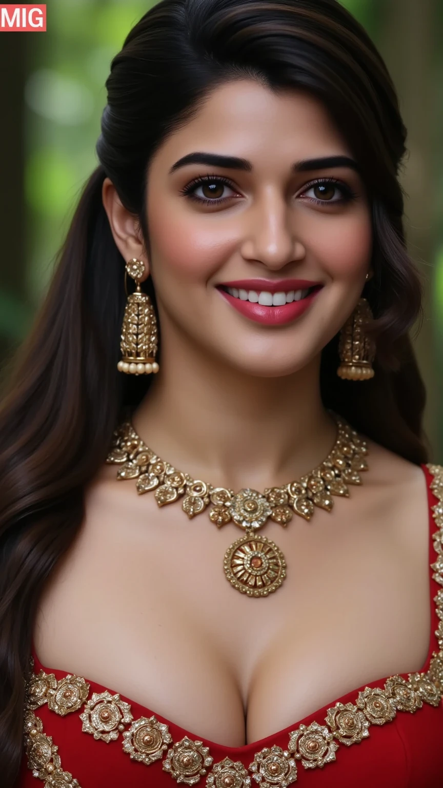 night scene, extreme close up photo of sexy naked indian showing breasts with big pumpkins from top view, big cheeks, curvy, hourglass figure, swooping breasts, deep cleavage, open arms, sexy armpits, seducing on big pumpkins in a farm, ponytail, necklace, red saree, seductive eyes, look at viewer and subtle smile, sultry, (cinematic:1.3), intricate details, (ArtStation:1.2)