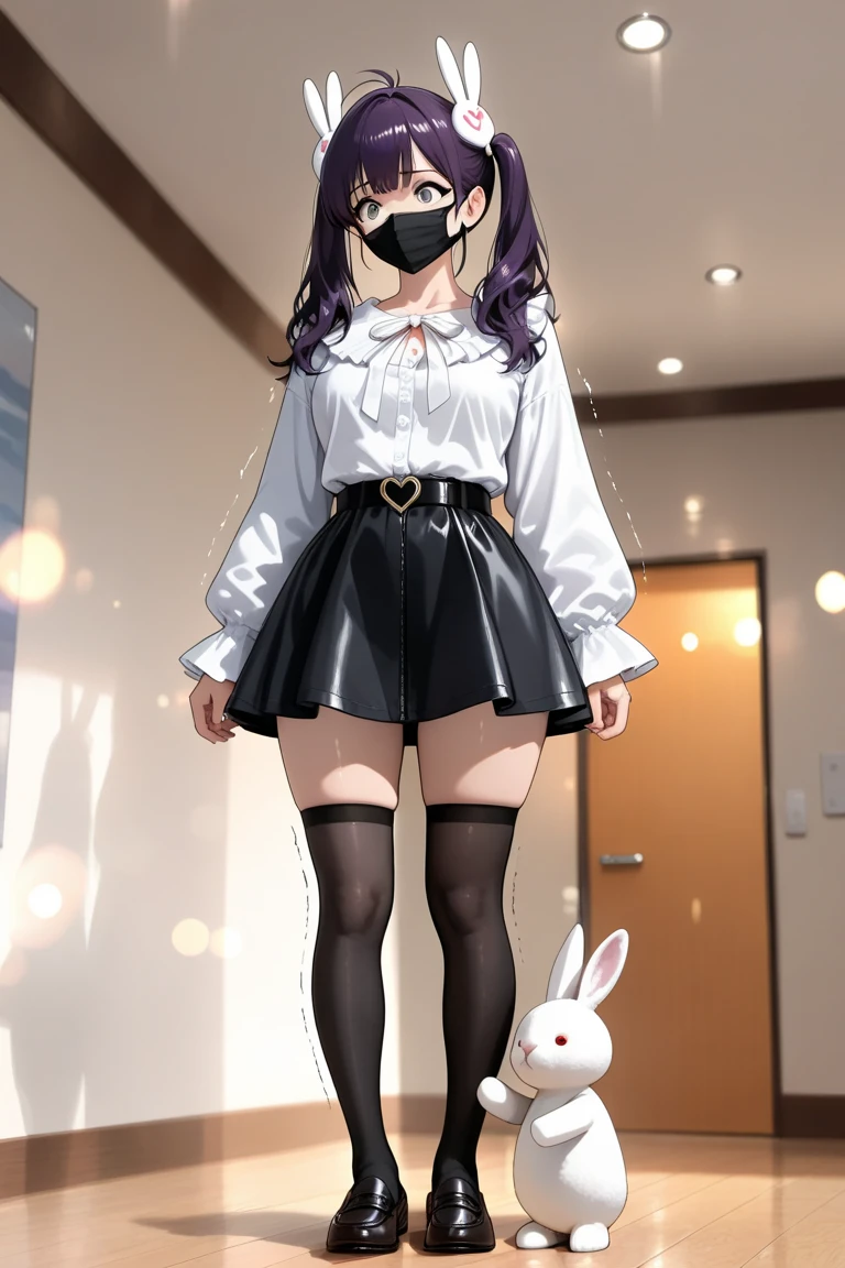 Lovely beautiful girl。Painting style。8K HD quality，Bigchest，Be red in the face。Mouth open，There is transparent mucus on the mouth，Figure-eight eyebrows。perspire。4k高清。Beautiful and detailed eyes。Scared nervous looks。Extensive blush，blackstockings