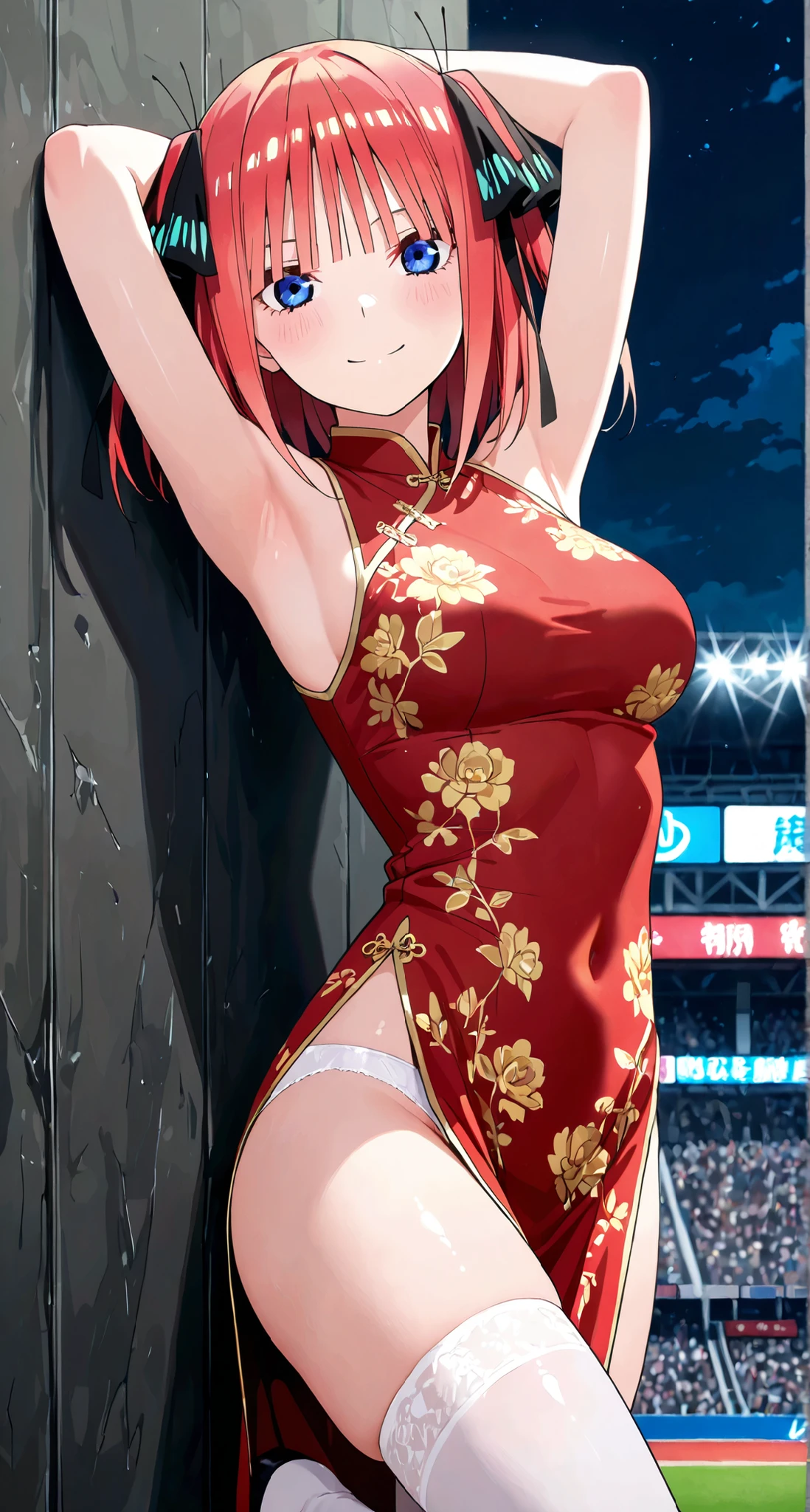 Kasumi, 1 girl, smile, blush, dance hall, ((dress)), big breasts,
