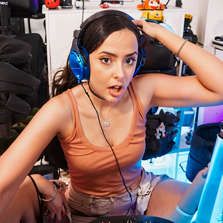 Chico gamer anime