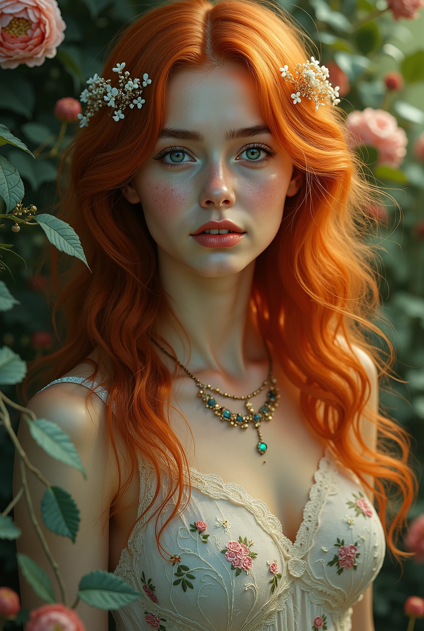 girl with red hair, bohemian love melody