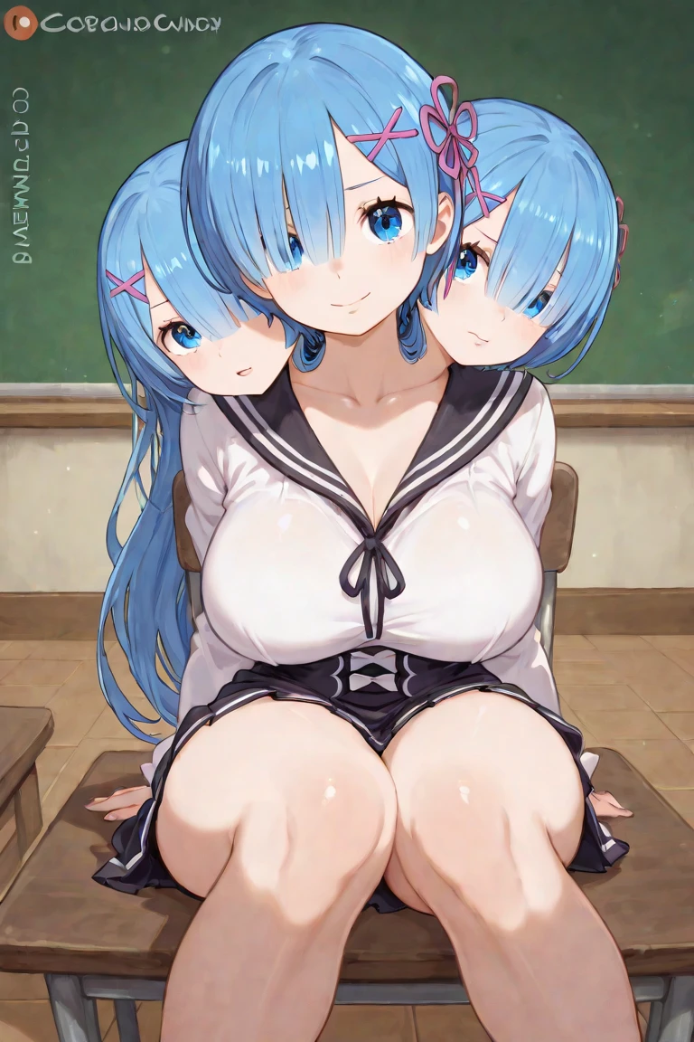 NSFW,masterpiece,Highest quality,High resolution,Super detailed,Star Town Suisei\(Hololive\),Blue Hair,One Side Ponytail,Blue Eyes,Small breasts,(Adventurer),(Fantasy),armor,breastplate,leotard,Off the shoulder,Removable sleeves,Micro Mini Skirt,Love Hotel at Night,Superior Bedroom,(Expecting face),Frustrated face,(Fawning),(Strong-faced men),A man puts his hands on her waist and hugs her,(caress),Having sex,Insert,Creampie,(Squirting),(lover),heart,(Physical contact),Flirting