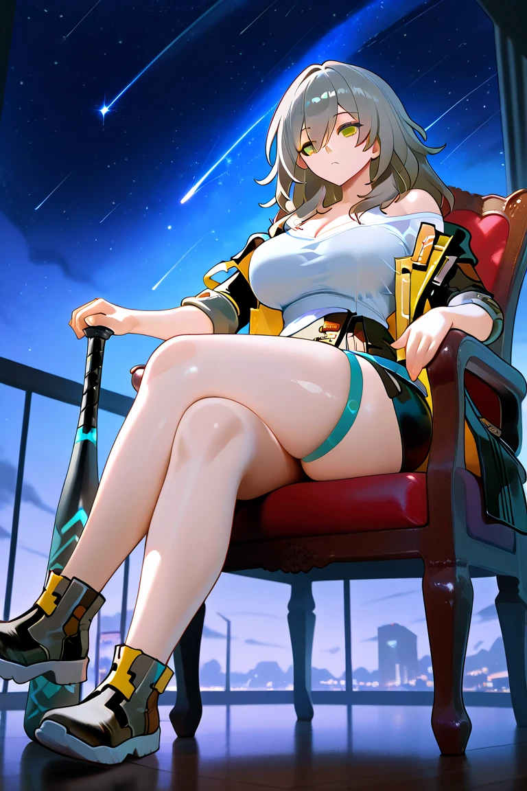 (Perfect Anatomy:1.2)(Absurd, High resolution, Very detailed),masterpiece,highest quality,High resolution,8k,Realistic Face,Realistic skin texture,Extended Textures, Amazing clarity,Detailed anime girls,(Very detailed eyes and face),20-year-old woman,Fair skin,Shoulder Bare,,(Snowfield),(Midnight),(Blizzard),Squat,(From below),Reading a book,Attractive legs,mini skirt