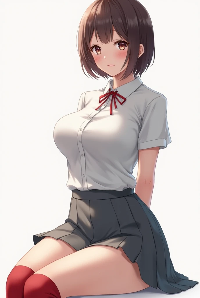 white micro mini skirt white、White tennis wear、NSFW、独奏、white micro mini skirt white、Crouching、(white micro mini skirt white、White pleated skirt、White tennis wear、White polo shirt、Big Breasts)、Toned body、Bare thighs、Crouching、squat、(Panty shot、White panties、Panties transparent with sweat、Mansuji)、(White tennis wear、White polo shirt、Big Breasts、white micro mini skirt white、White pleated skirt)、白シャツ越しに透けたBig Breasts、(short hair、Brown Hair、Barrette、hair ornaments)、(Brown eyes:1.5)、(yuihirasawa、yui hirasawa、Yui Hirasawa)、Big Breasts、Women's High、Tennis court、独奏