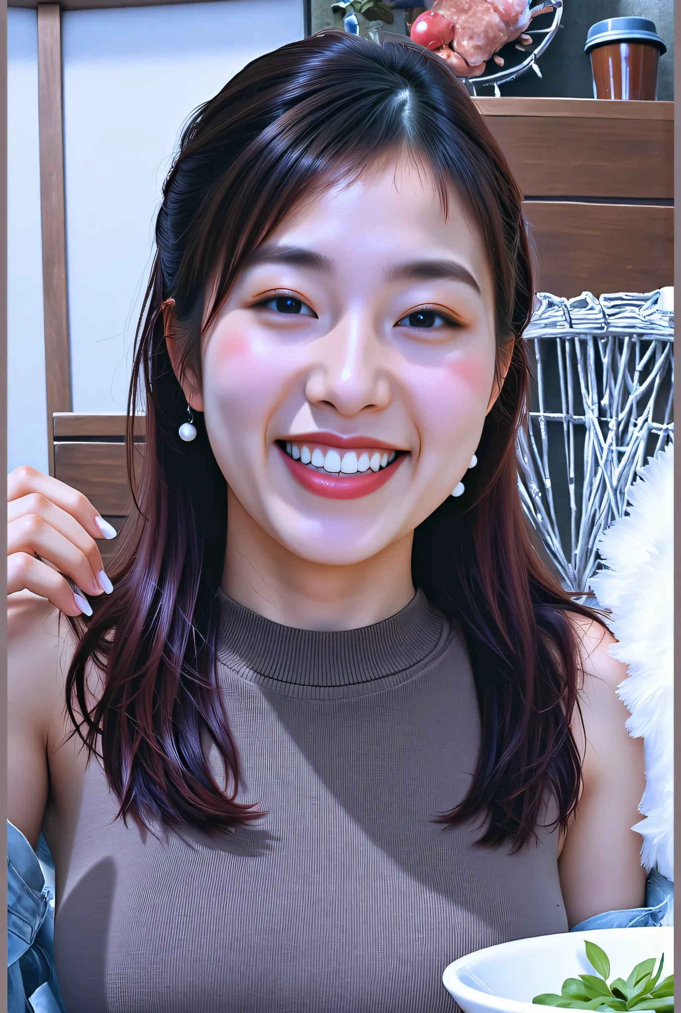 {{photo of your upper body:chest}} ,,{{8k},{Highest Quality},{masterpiece},{reality},{very detailed},{reality的な},{{{dark haired}},{{{(straight hair}}},{{bangs:1.8)}},{{detailed faces},{detailed eyes}},{{lipstick}},{Fine skin},{Fair skin},{{{topless:2}}},{{((topless,Schoolgirl:18 years old):{{{{double eyelid, big eyes,,mascara,}}}},:{{ beautiful , Radiant Skin:小さなchest:((big nipples(red))big :1.3))}}, ((big areola(red)big )), (((Naked:(nude):cat))), (cute face:Smile Yang:teeth in the muscles), (beautiful and delicate eyes), {{{dark haired}}, {{{ショートstraight hair}}}, {bangs:1.2)}}, {{making your face look smaller}}, {{ Detailed Face Drawing }, {{draw eyes in detail}}, {{lipstick}}, {Draw the skin in detail}, {Draw white skin}