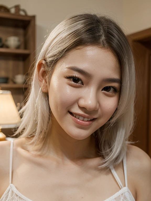 ((Open mouth)), Naked single (((Asian cute white GIRL))), masterpiece, High quality, UHD 32K,