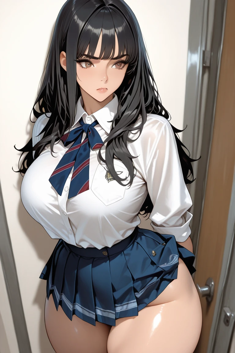 masterpiece, best quality, early, 1girl, solo, adult, tall, large breasts, white pantyhose