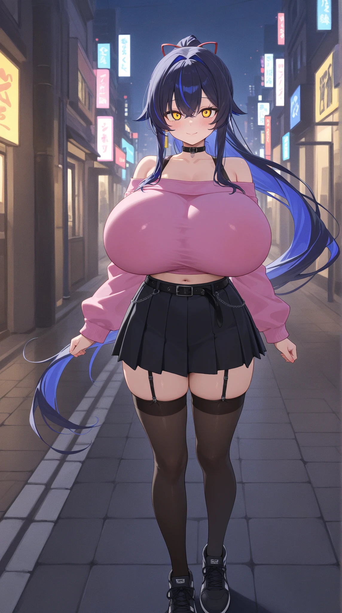 (1girl, solo:1.5)Browsing Caution, furuderika, Long Hair, Purple eyes, Blue Hair, Blunt bangs, ,,nsfw , large breasts, nipple, Walking, , ,ShoppingMall, , frozen, wet, crying,,,, Naked, Blind ,Temptation, Blank look, empty eyes
