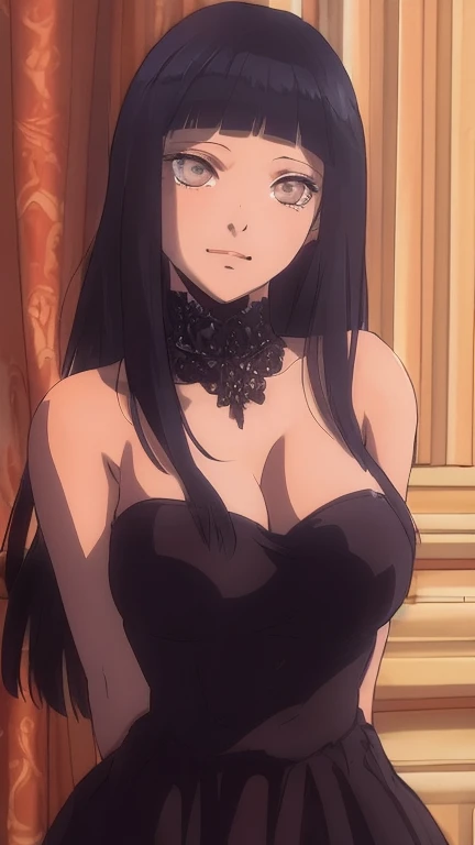 masterpiece, best quality,(Lolo Pechka),Black Hair, blue eyes,(Cowboy shooting),Lips,Jewelry, Solitary,  (((Large Breasts、Low-cut，Cleavage, Wide hips,)))(Long legs), Hoop Earrings, Black skirt, watch, Off-shoulder sweater, Pencil Skirt, clavicle, Large Breasts,(Complex details, Ultra Detailed), Blurred background,Depth of Field, best quality, masterpiece, Intricate details, Tone Mapping, Clear focus, Ultra Detailed, Popular on artstation,1 girl, high resolution, Official Art