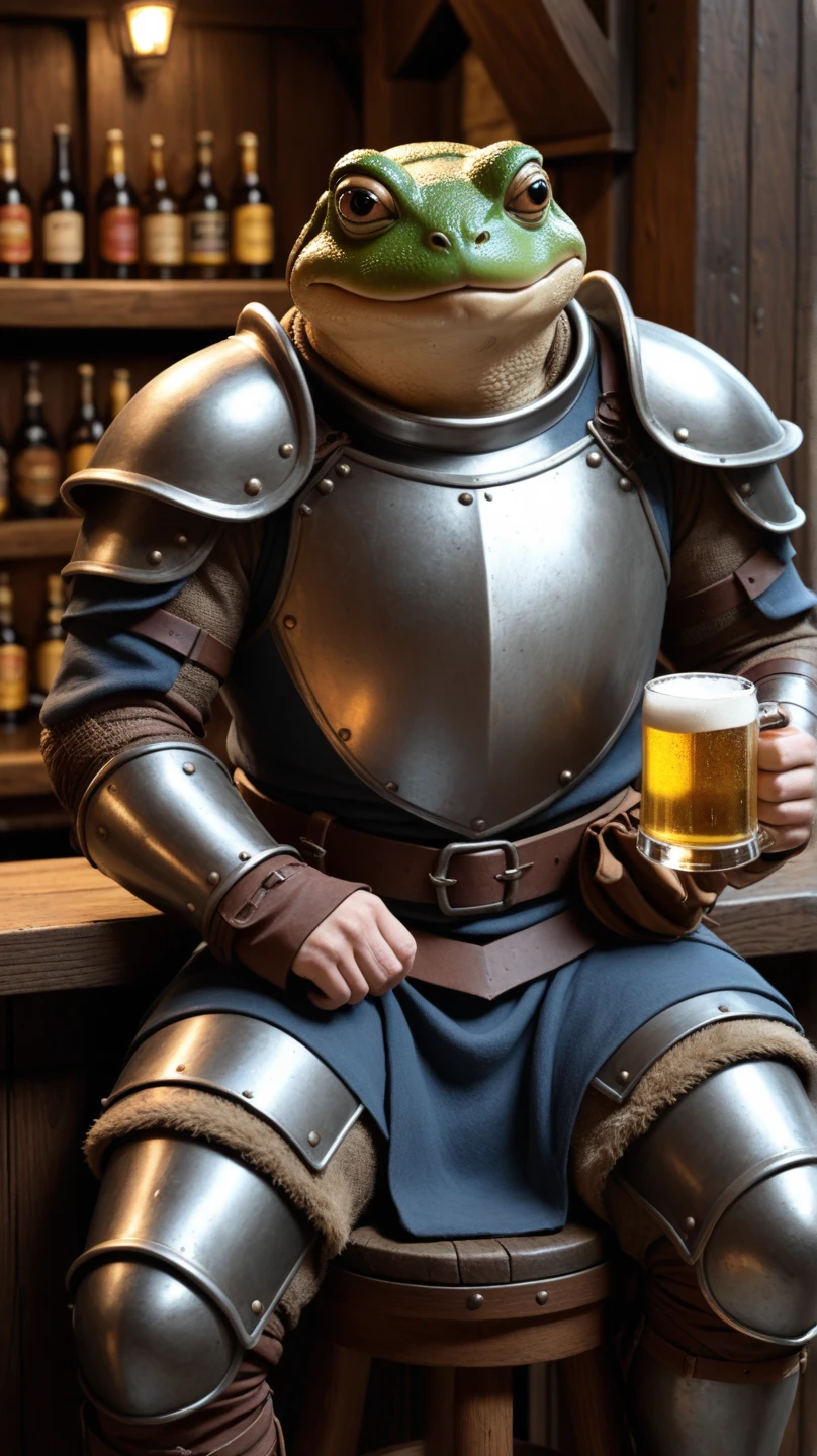 Attractive knight , sitting , no pants , bulge , Knight's helmet , bulge , no pants , stands without pants , outstanding , tight briefs, standingn , bulge from the perineum, bulge , stands, outstanding , stands , article, outstanding , Bar Counter , Mug in hand , bulge , hillock ,
