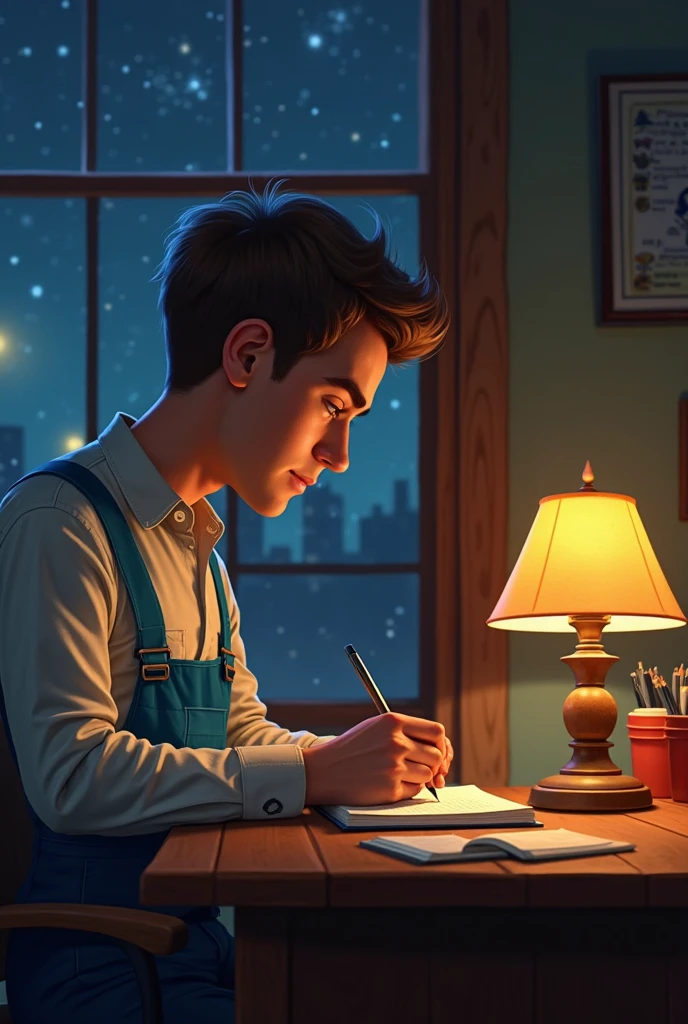 1Young, whole body, solo, man, Sherman, brown blonde hair, high tied hair, glasses, three days beard, white shirt, black long pants, teacher, physics, hold planets, stars, happy, happy, perfect quality, clear focus (clutter - house: 0.8), (masterpiece: 1.2) (realistic: 1.2) (bokeh) (best quality) (detailed skin: 1.3) (intricate details) (8K) (detail eyes) (sharp focus), (happy) ((masterpiece, best quality)),(complex light),
