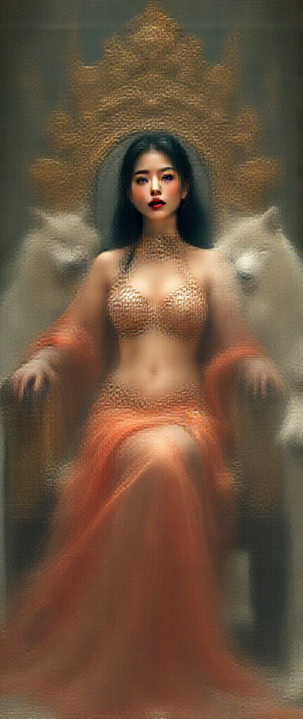  (8k RAW photo, hyper realistic, masterpiece, best quality, crisp detail, high definition, high detail, very rich detail, sharp focus, sharp detail, colorful, rich color, cinematic, perfect studio lighting, full body photograph, mystic atmosphere), (((bare naked, fully nude, clearly visible pussy, clearly visible nipples))), (a young colorfull goddess of music, very long smooth straight haired, dark haired), (arrousing, temptating viewer, open legs, spreading legs, want to have sex, moaning, on a golden harp), (seductive, sensual, sexual pose, in a golden temple, sorrounded by naked female dancers)