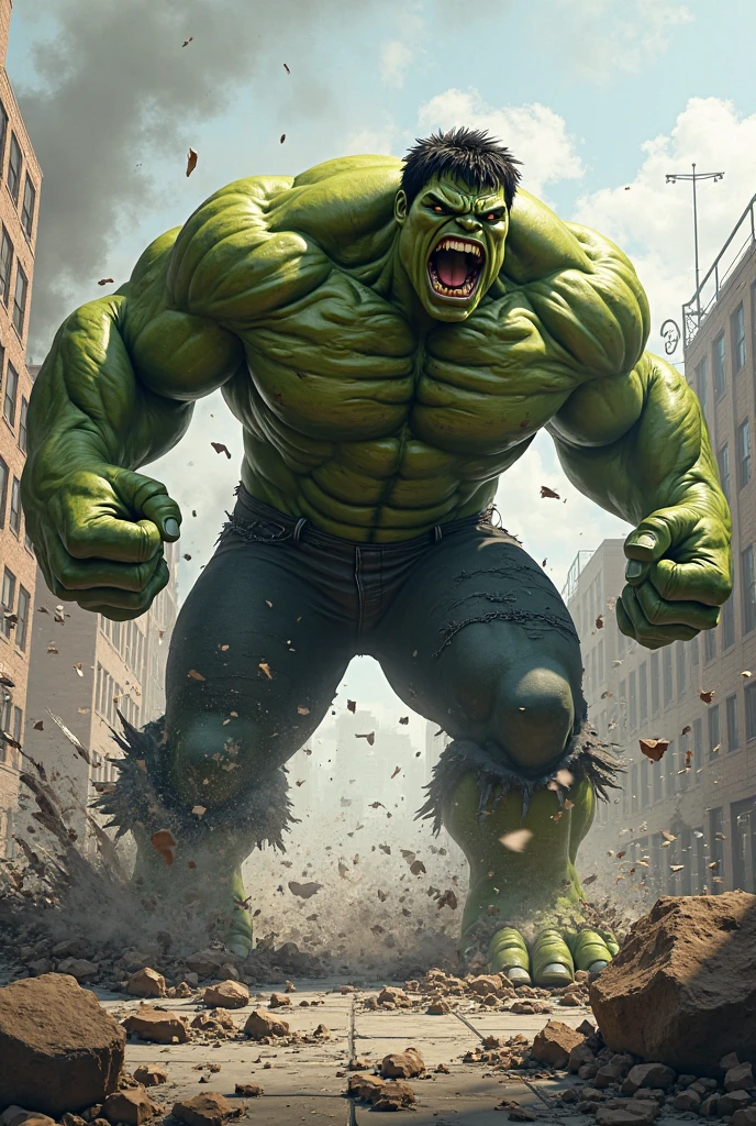 hulk thrashes or thanos
