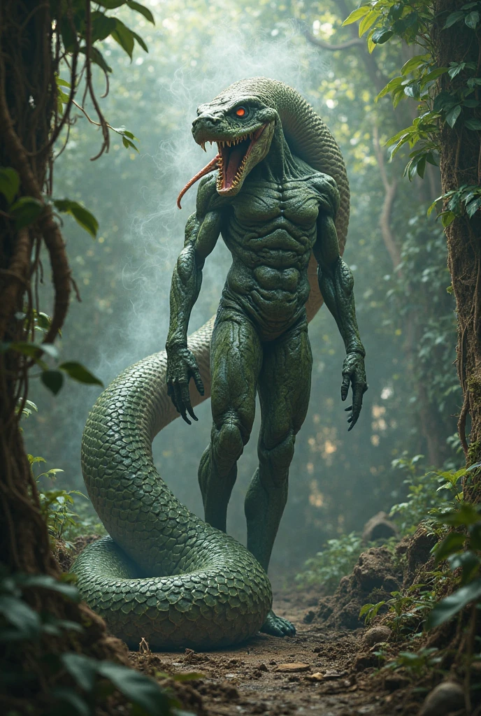 Half man half snake