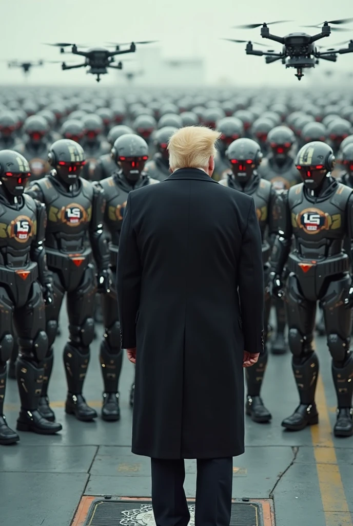 dynamic masterpiece epic cinematic scene, best qualityer, hyper detailled, ultra detaild,
Trump with half robotic face against US flag background, bokeh, Rambrandt Lighting, In Motion. high budget action movie main theme. CRU photo, motion-blur. best qualityer, high resolution