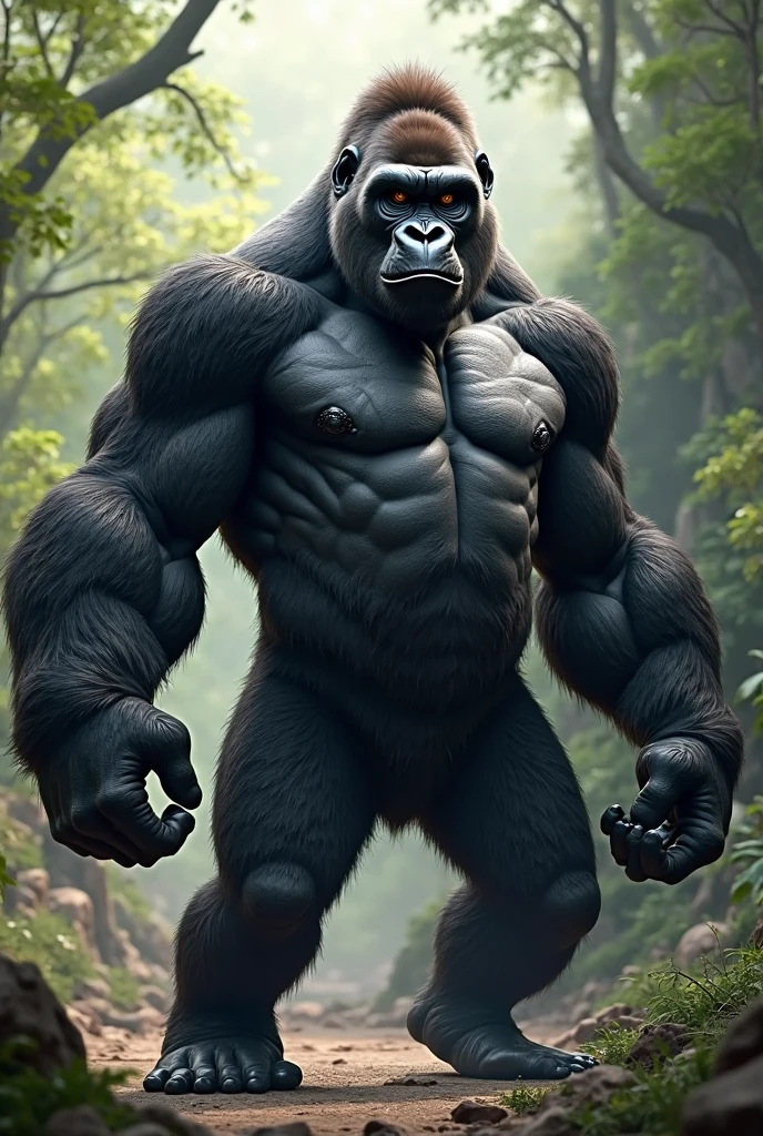 A hairless gorilla