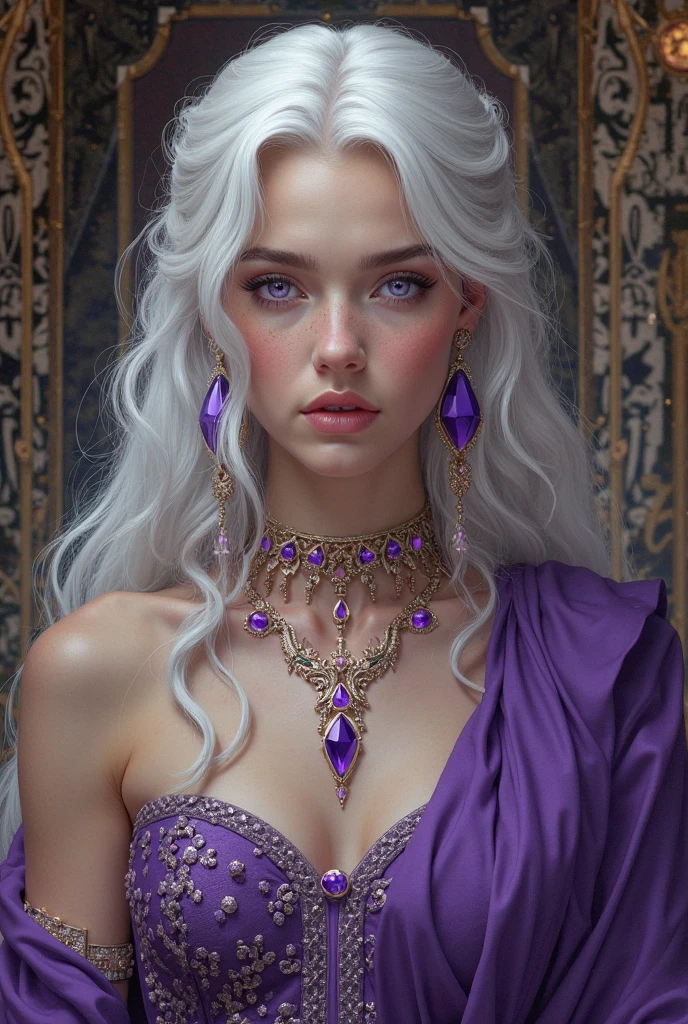 You can make a Targaryen woman beautiful with typical Targaryen jewelry 
