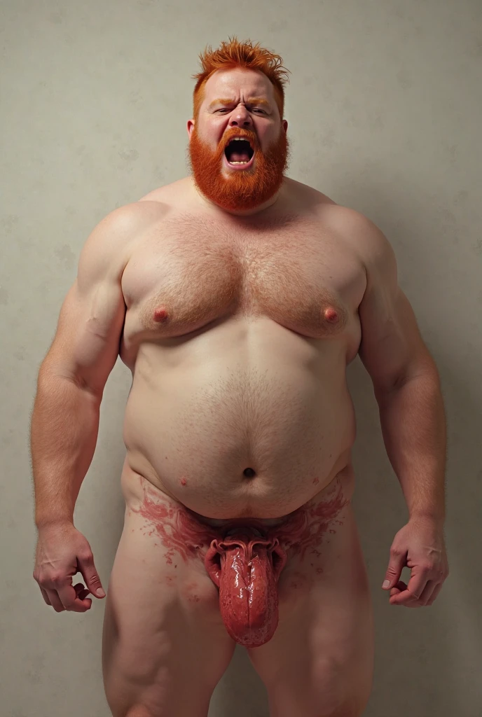 Extremely muscular, very hairy, rugged ginger daddy flexing his arms ((Sweaty)) ((Hairy)) ((Thick, full, curly ginger body hair all over)) ((Thick, excessive ginger chest hair)) ((Curly, full ginger pubic hair)) ((Thick, full happy trail of hair all over his abs)) ((Late 40s)) ((Extremely handsome)) ((Square jaw)) ((Sweating)) ((Smiling menacingly)) ((wearing yellow underwear)) ((Huge bulge in underwear)) ((vpl)) ((yellow briefs)) ((Excessive pubic hair)) ((Short, military haircut)) ((Buzz cut)) ((Homoerotic)) ((Extremely realistic)) ((Seductive glare)) ((Unibrow)) ((unibrow)) ((caveman brow bone)) ((ginger moustache)) ((head to toe)) ((full body)) ((hairier)) ((more hair)) ((ape)) ((more body hair)) ((extreme ginger body hair)) ((fur)) ((dad bod)) ((ginger)) ((iris)) ((buzz cut)) ((short fade)) ((clothed)) ((yellow briefs)) ((huge beard)) ((long beard)) ((pregnant)) ((belly)) ((dad bod)) ((very long beard))