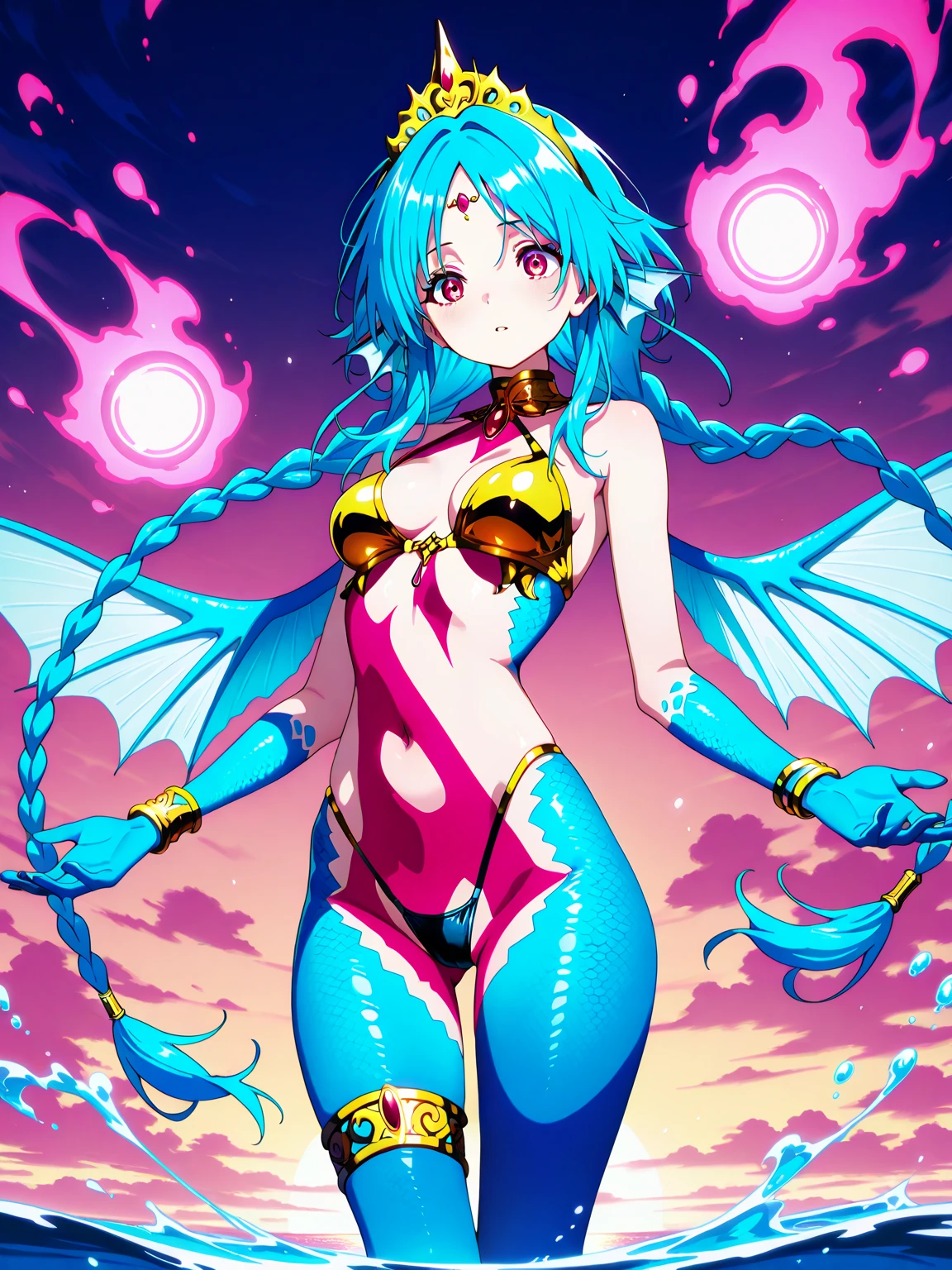 seductive bio-punk goddess, attractive bio-punk babe, enticing alien horror babe, glowing