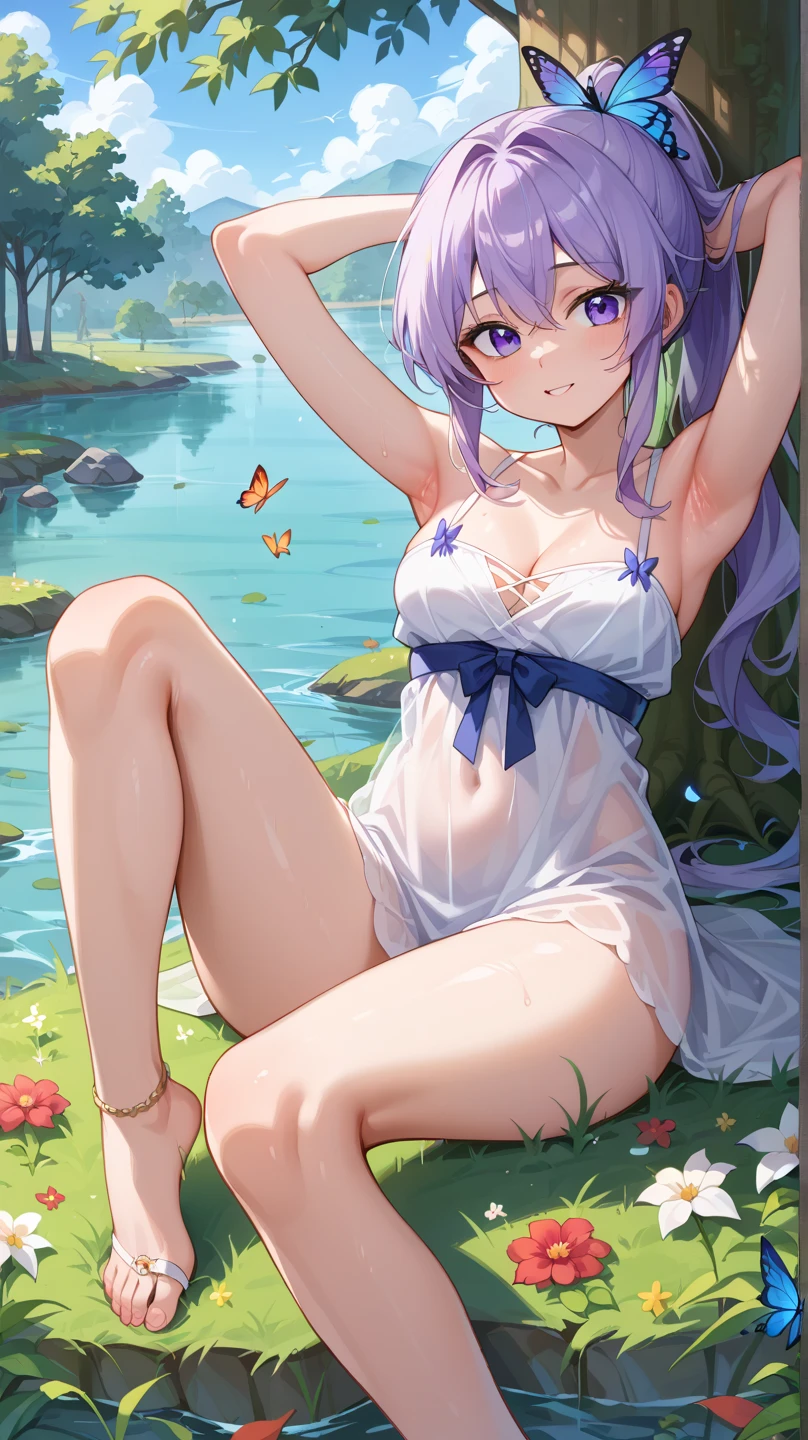 (best quality,a high resolution),Pregnant Finnish women,belly,Bare belly,Beautiful detailed eyes,golden hair,perfect makeup,fit,Wear a strapless top,leggings,huge breasts,Thin,Putting his hands on her exposed belly,17 years old,Intense pregnancy glow,Stunning style,Standing in a blooming garden,There are colorful flowers around her,Vibrant green grass,peaceful atmosphere,The gentle sunshine shines on her,Create a warm and gentle feeling,Highlight her shine.