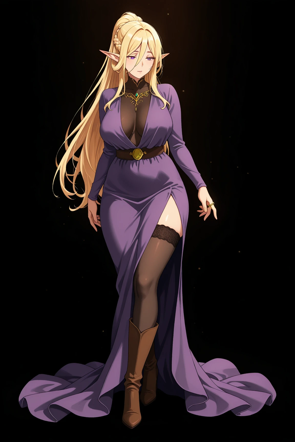 ((Masterpiece, best quality,edgQuality)),solo,1girl,
Haute_Couture, visible legs, golden embroidery,woman wearing a Haute_Couture edgHC_dress, standing, posing for a picture
<lora:edgHaute_Couture_MINI:1>
(Blonde Nadia,sunglasses,choker) <lora:Ultimate_Nadia:0.25>