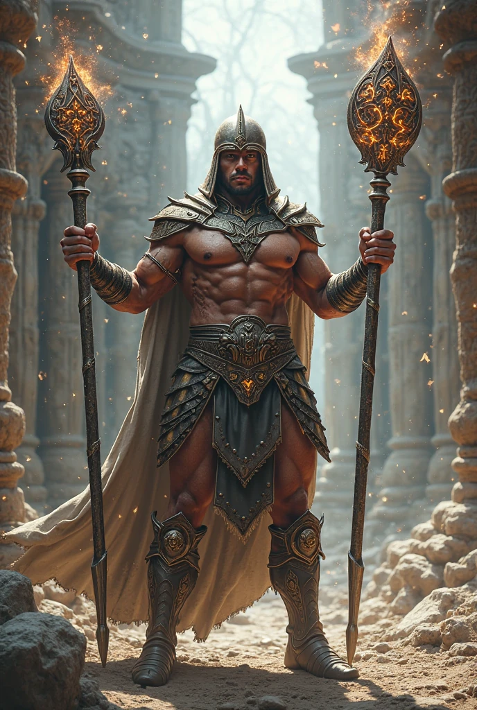 (masterpiece) create a ultra realistic Portrait of a strong and handsome male winged god. The god should have a confident and powerful expression on his face, with piercing eyes that convey his strength and wisdom. His hair should be long and flowing, and his skin should be smooth and flawless.As for clothing, the god should be adorned in regal and luxurious greek like garments, perhaps with a long flowing cape that billows behind him in the wind. He should be carrying a weapon of some sort, perhaps a sword of light or a spear of fire, to signify his strength and power. The overall mood of the image should be one of awe and reverence, with the god depicted in a majestic and god-like manner. The background of the image should be epic and grand, perhaps with clouds or mountains in the distance to further emphasize the god's divine stature. The final image should be awe-inspiring and leave the viewer in no doubt of the god's power and majesty. 3d render, octane render, cinematic, trending on artstation | Isometric | Centered hipereallistic cover photo awesome full color, , hand drawn, dark, gritty, realistic mucha, klimt, erte .12k, intricate. hight definition , cinematic,Rough sketch, mix of bold dark lines and loose lines, bold lines, on paper , full body with silky dress, humanoid, Full body
