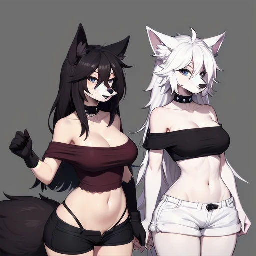 score_9, score_8_up, BREAK, source_anime, (2girls, duo), uncensored, perfect body, slim, thigh highs, fingerless gloves,
anthro, furry, pose, sexy, low view, looking up, tight clothes, sexy, camel toe, sexy as hell, huge big butt, bubble butt, huge thighs, big thighs, big booty, fat ass, fat butt, massive breasts, big , big breasts, leg raised straight up, pussy in focus, butt twice as big as normal, jiggling ass, wet shorts, one loona is naked
Loona \(Helluva Boss\),